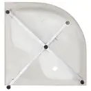 Душевая кабина Lidz Wieza SC90x90.SAT.HIGH.L, стекло Linie 4 мм (LWISC9090SATHIGHL)
