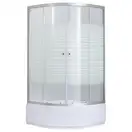 Душевая кабина Lidz Wieza SC90x90.SAT.MID.L, стекло Linie 4 мм (LWISC9090SATMIDL)