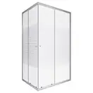 Душевая кабина Lidz Wiezak SC100x80.SAT.LOW.L, стекло Linie 4 мм без поддона (LWKSC10080SATLOWL2)