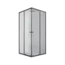Mixxus CUBIC SC01 Душова кабіна, графіт/прозоре скло (MI6907)