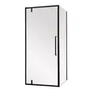 Душова кабіна без піддону Mixxus Premium BEVEL SC01-90x90x195-TR Black прозоре скло 6мм (MI6864)