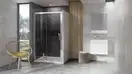 Душові двері 10DP2-110 полір. алюм. Transparent Ravak Чехія (0ZVD0C00Z1)