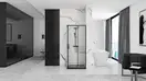 Душевая кабина REA PUNTO BLACK 80х80 (REA-K4800)