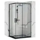 Душевая кабина REA PUNTO BLACK 80х100 (REA-K4806)
