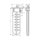 Шланг для лійки Hansgrohe SBox Square 145 (28010700)