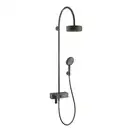 Душова система AXOR Citterio Showerpipe 180 1jet, матовий чорний хром (39620340)