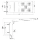 Душова панель Bossini SYNCRO-NEB 3 режиму, хром (I00593000030005)