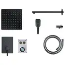 Душовий гарнітур прихованого монтажу Corsan CMZ066MBL BLACK + BOX чорний (646987)