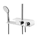 Душовий гарнітур Corsan KLAR FIBER CHROME WHITE (CMN002)