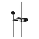 Душовий гарнітур Corsan KLAR FIBER CHROME BLACK (CMN002BL)