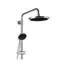 Душовий гарнітур Corsan KLAR FIBER CHROME BLACK (CMN002BL)