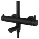 Душовий гарнітур Corsan LUGO BLACK MATT з виливом (CMN015)