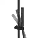 Душовий гарнітур Corsan LUGO BLACK MATT з термостатом та виливом (CMN017)