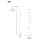 Душевой гарнитур Corsan LUGO CHROME (CMN01MCH)