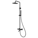 Душевой гарнитур Corsan LUGO BLACK MATT с термостатом и изливом (CMN01TBLW)