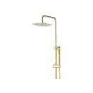 Душевой гарнитур Corsan LUGO GOLD с термостатом и изливом (CMN01TGLW)