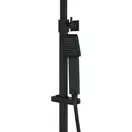 Душовий гарнітур Corsan ANGO BLACK MATT з термотстатом та виливом (CMN020)