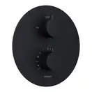 Душевая система с термостатом CORSAN LUGO BLACK + BOX скрытого монтажа (Z03TBL)