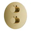 Душевая система с термостатом CORSAN LUGO GOLD + BOX скрытого монтажа (Z03TGL)