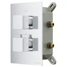 Душевая система с термостатом CORSAN ANGO 30 CHROME + BOX скрытого монтажа (ZA30TCH)
