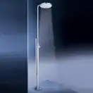 Душова система Grohe Essence одноважільна, підлогового монтажу, supersteel (23741DC1)