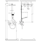 Hansgrohe Rainfinity Showerpipe 360, чорний матовий (26853670)