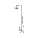 Душевой гарнитур KOHLMAN ROXIN CHROM (QW276R)