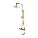 душова система з термостатом Omnires Contour brushed gold (CT8044GLB)
