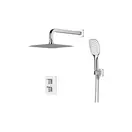 душова система прихованого монтажу з термостатом Omnires Parma chrome/white (SYSPM17ACRB)