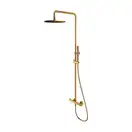 душевая система с термостатом Omnires Y  brushed gold (Y1244MGLB)
