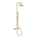 Paffoni BIRILLO Душова система, Gold Spazzolato (ZCOL646KLIQHGSP)