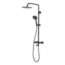 Rea Lungo Black Душовий гарнітур, чорний (REA-P4113)