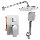Душевая система REA VERSO NIKIEL BRUSHED + BOX скрытого монтажа (REA-P4800)