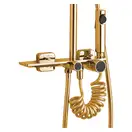 Душевой гарнитур REA HELIX GOLD с изливом (REA-P6619)