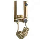Душевой гарнитур REA HELIX BRUSHED GOLD с изливом (REA-P6621)
