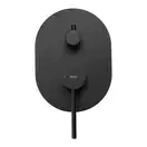 Rea Oval Black Душова система прихованого монтажу, чорна (REA-P8467)