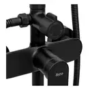 Душевой гарнитур REA VERSO BLACK с изливом (REA-P9145)