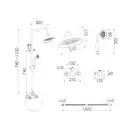Душевой гарнитур Yoka DIXI BLACK черный (BP.DIXI BLK)