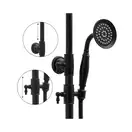 Душевой гарнитур Yoka DIXI BLACK черный (BP.DIXI BLK)