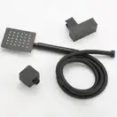 Душовий гарнітур прихованого монтажу Yoka DUAL 30 BLACK + BOX чорний (BP.DUAL30 BLK)