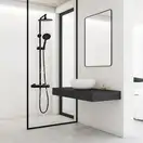 Душевой гарнитур Yoka ENZA 20 BLACK черный с термостатом (BP.ENZA20-BLK)