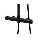 Душовий гарнітур Yoka FERRA 25 BLACK черный з термостатом (BP.FERRA THERM 25 BLK)