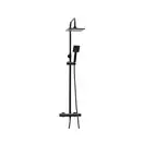 Душевой гарнитур Yoka FLOVA 20 BLACK черный с термостатом (BP.FLOVA THERM 20 BLK)
