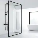 Душовий гарнітур Yoka GIRA 25 BLACK черный з термостатом (BP.GIRA THERM 25 BLK)