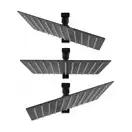 Душевой гарнитур Yoka GOBA 25 BLACK черный с термостатом (BP.GOBA-THERM-25-BLK)