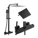 Душевой гарнитур Yoka GOBA 30 BLACK черный с термостатом (BP.GOBA-THERM-30-BLK)