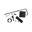 Душовий гарнітур Yoka OSLO 30 BLACK черный з полицею та краном (BP.OSLO 30 BLK)