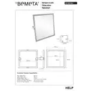 301401041 HELP:дзеркало рухоме,нерж.полір.  Bemeta Чехія (301401041)