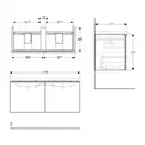 Дзеркало з LED підсвічуванням 70 х h70 см Geberit Option Basic Square  502.806.00.1