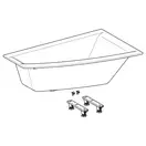 Дзеркало з LED підсвічуванням 70 х h70 см Geberit Option Basic Square  502.806.00.1